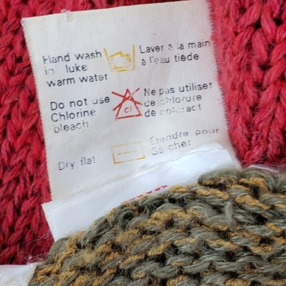 Vintage Ramie Cotton Southwestern Autumn Crew Neck Sweater Size 1X Fall Cozy - Picture 9 of 12